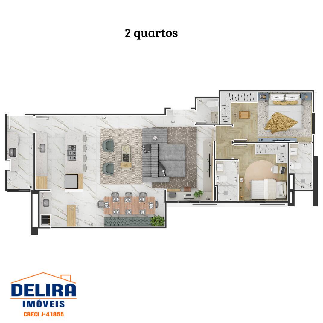 Apartamento à venda com 4 quartos, 160m² - Foto 14